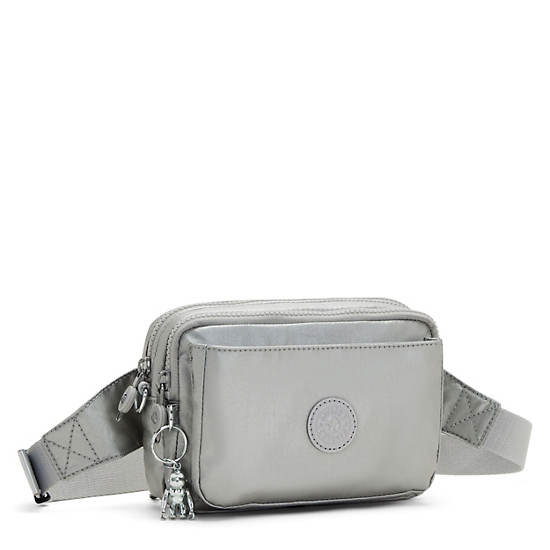 Kipling Abanu Multi Metallic Convertible Crossbody Bag Vesker Sølv | NO 1176KO